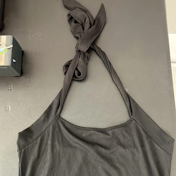 Shein Black Halter Neck Top - Picture 4 of 7